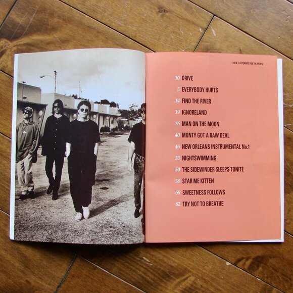 R.E.M. Automatic For The People Piano Vocal Guitar Sheet Music Song Book - Picture 3 of 7